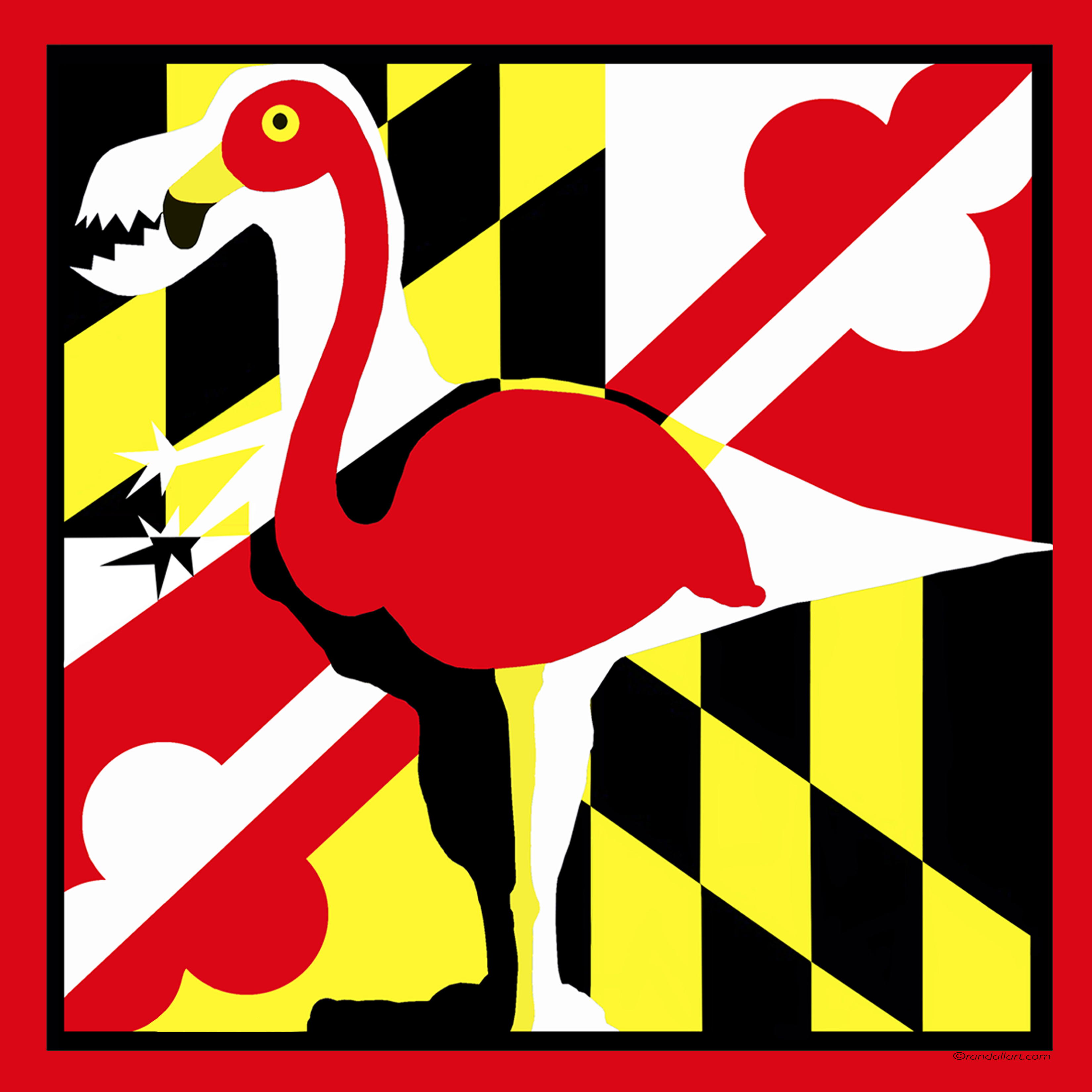 THEFLAMINGOSAURUS.COM Is a site dedicated to Baltimore's third bird.The sole intention is to promote theflamingosaurus, the vision of fabricating a new, 42' tall sculpture, gain the permits necessary for installation and to budget the project through grants, the sale of merchandise and fundraising events.